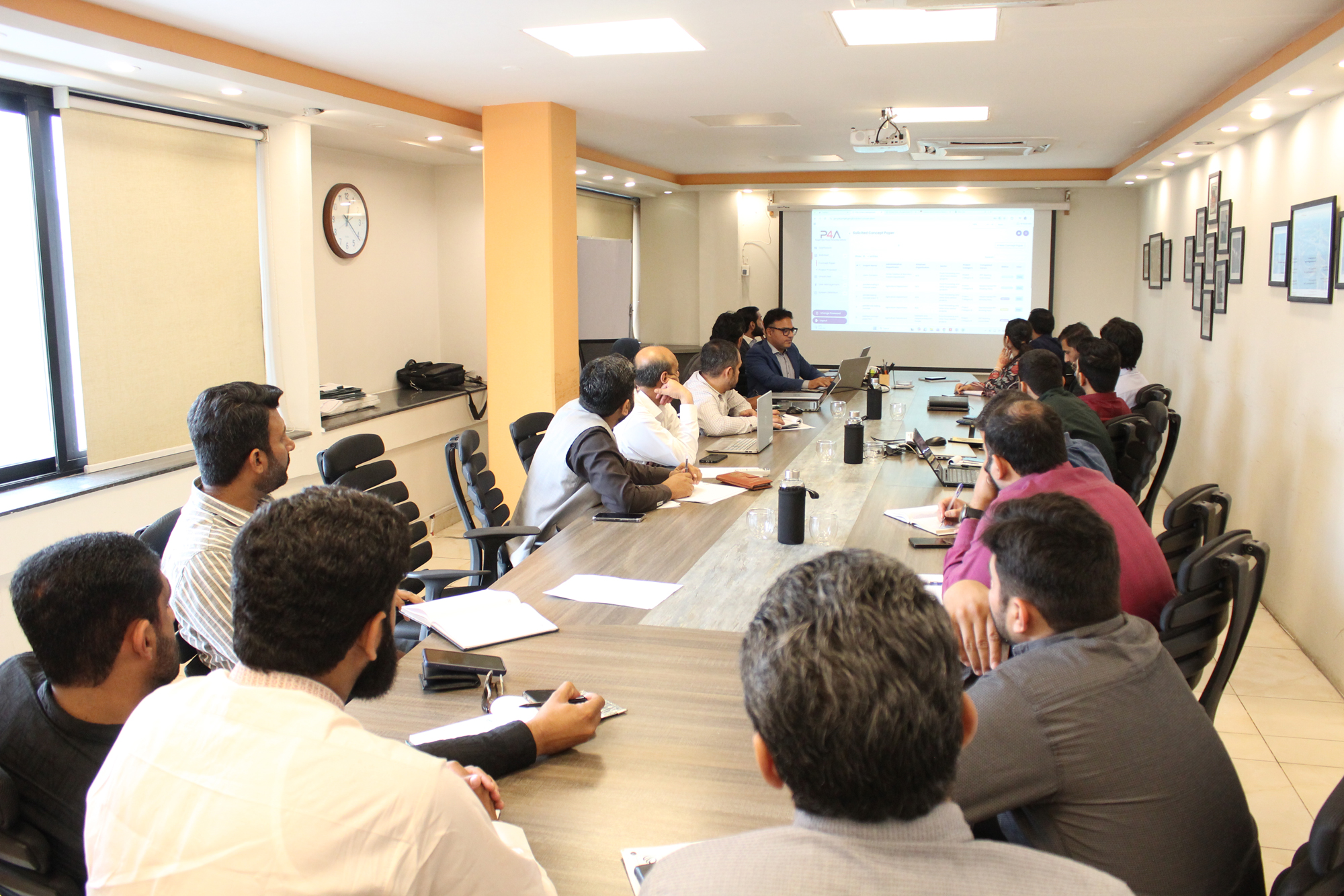 P4A conducted 1st training session on Project Management System to ...